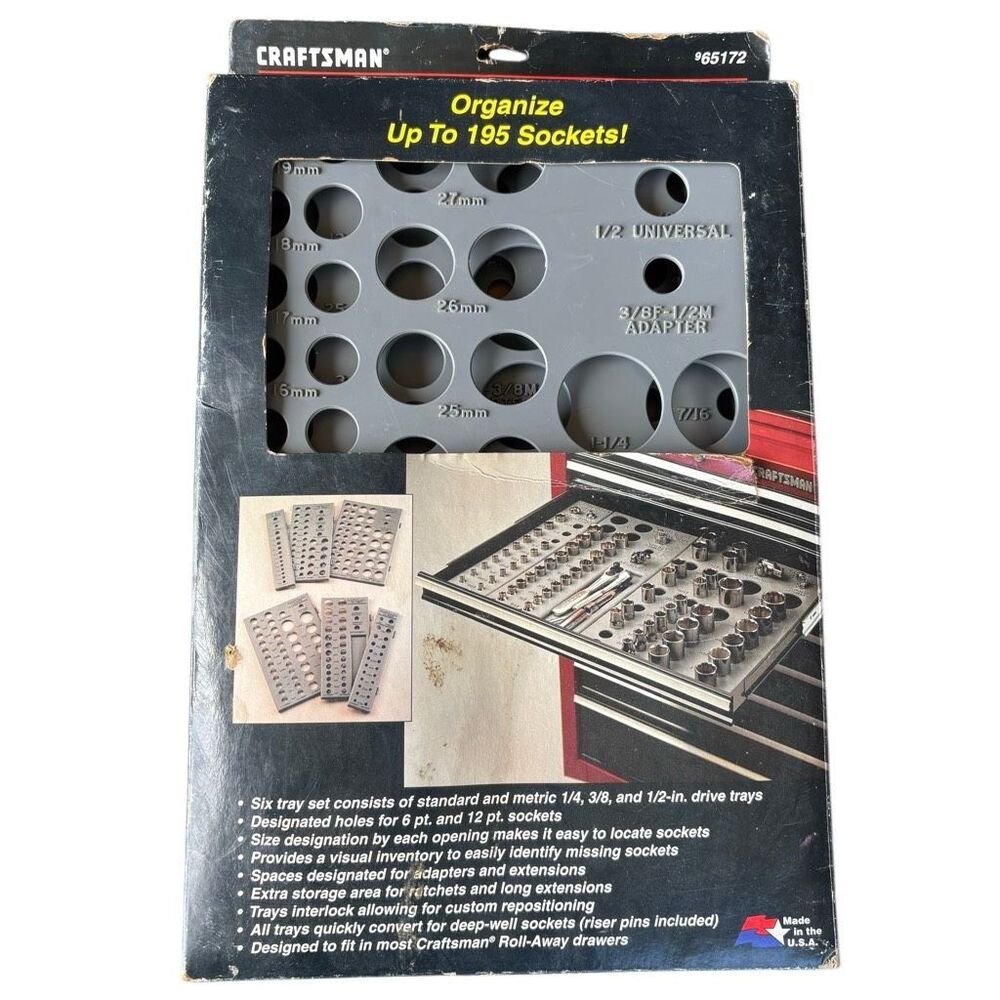 Craftsman 965172 Socket Organizer Set